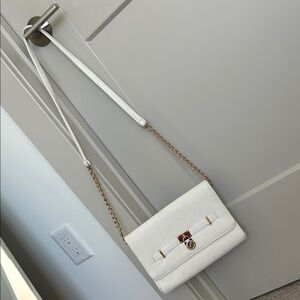 White Bag with Chain Strap